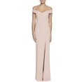 thumbnail image 1 of Dessy Collection by Vivian Diamond Womens Off-The-Shoulder Formal Evening Dress, 1 of 2