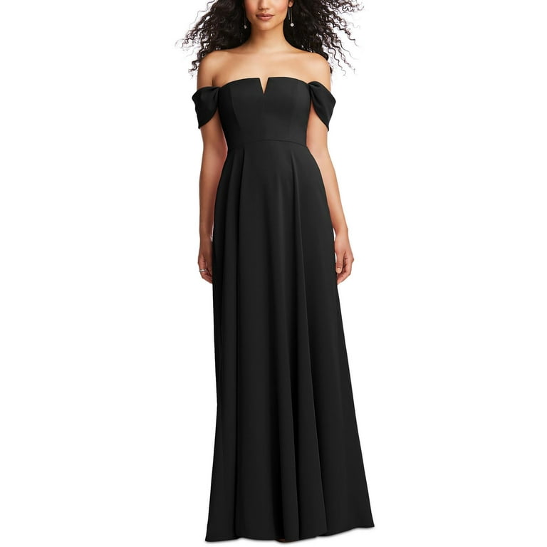 VIVIAN DIAMOND Dessy collection off shoulder maxi dress Size 16 NWT buy