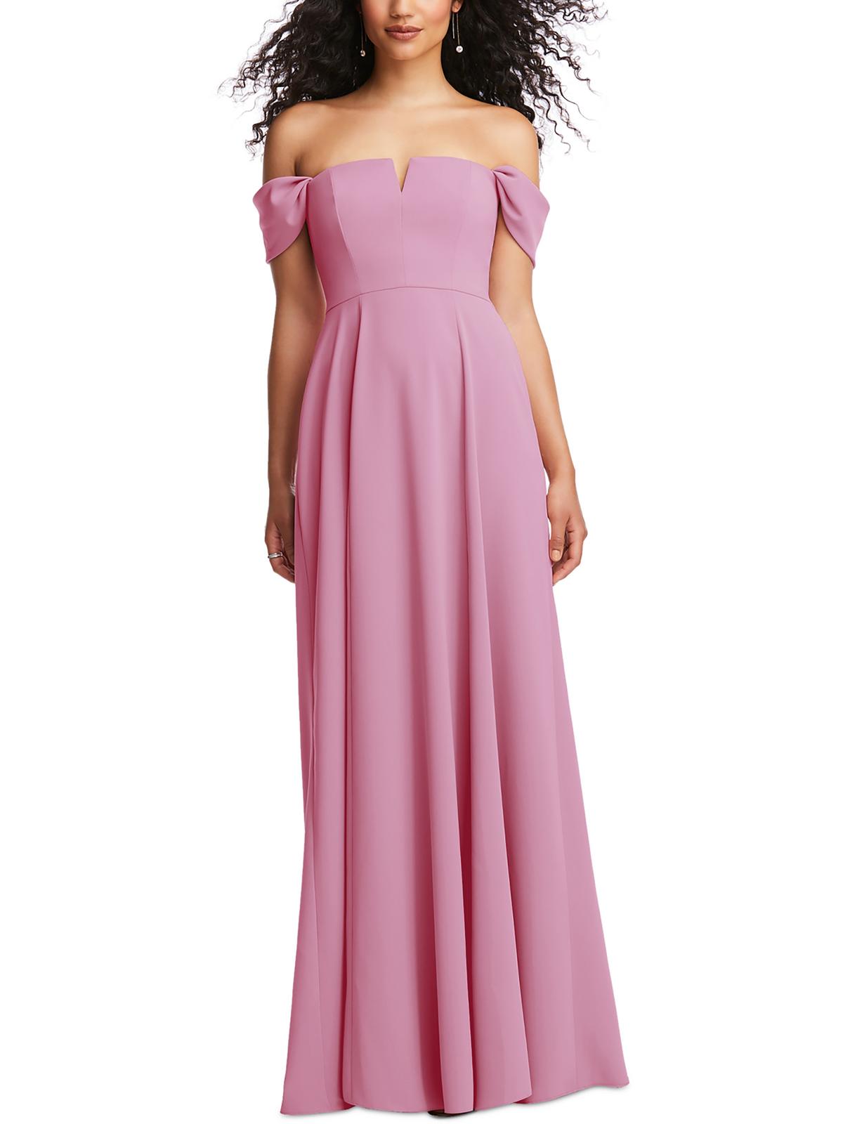 Dessy Collection by Vivian Diamond Womens Solid Evening Dress Walmart