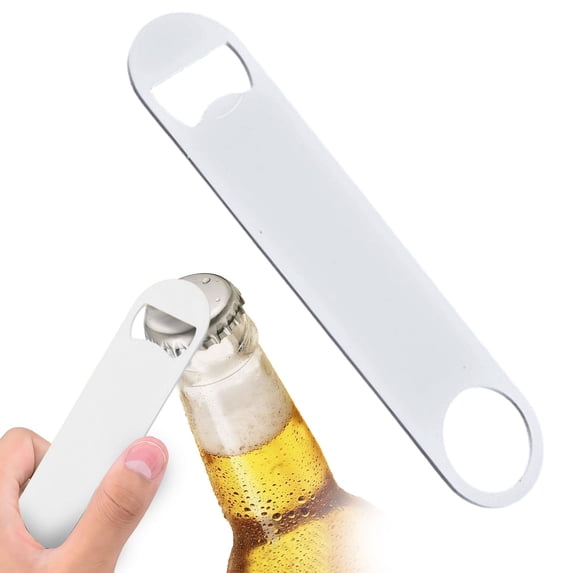 Destapadores de Cerveza Acero Inoxidable,Flat Beer Opener Card for Wallet Keychain