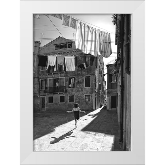 Deste, Francesco 14x18 White Modern Wood Framed Museum Art Print Titled - Innocent Games