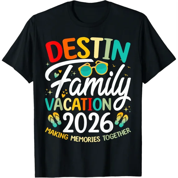 Destin Beach Florida Family Vacation Tropical T-Shirt
