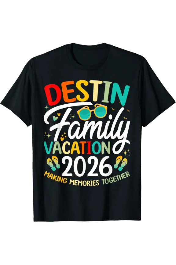 Destin Beach Florida Family Vacation Tropical T-Shirt