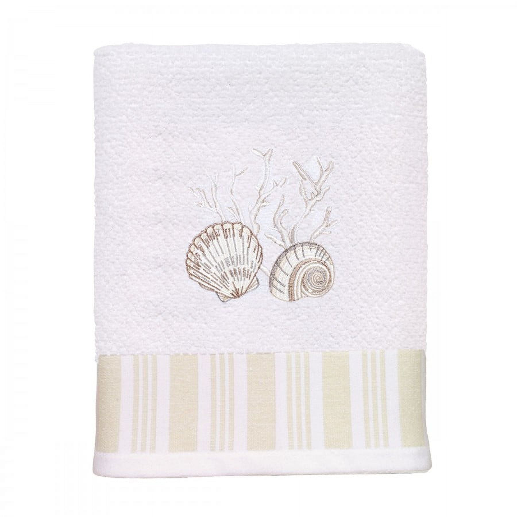 Avanti Bath Icons Hand Towel - White