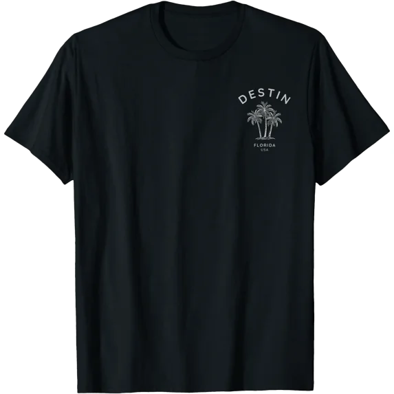 Sammer Weekend Destin Florida Fl Family Vacation Tropical Palm Tree T-Shirt - Walmart.com
