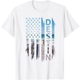 thumbnail image 1 of Destin Florida Summer Sunset American Flag Patriotic T-Shirt, 1 of 3
