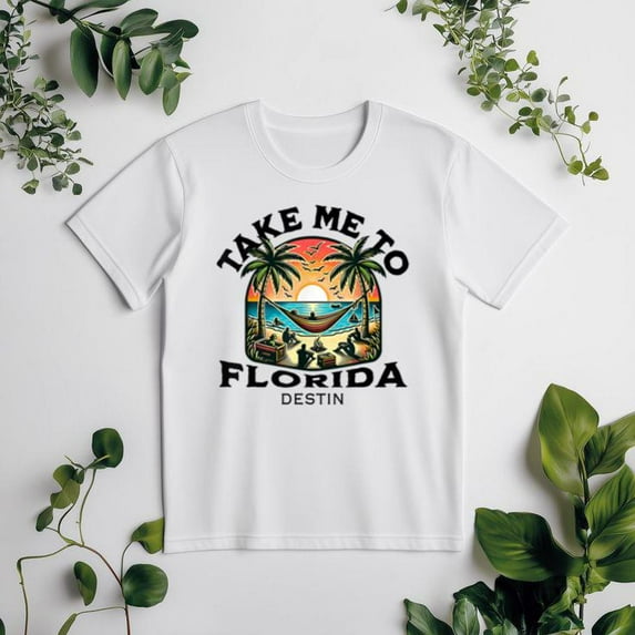 Destin Florida Summer Vacation Beach Souvenir Family Trip Unisex tee V51196, for men & women, up to size 5XL