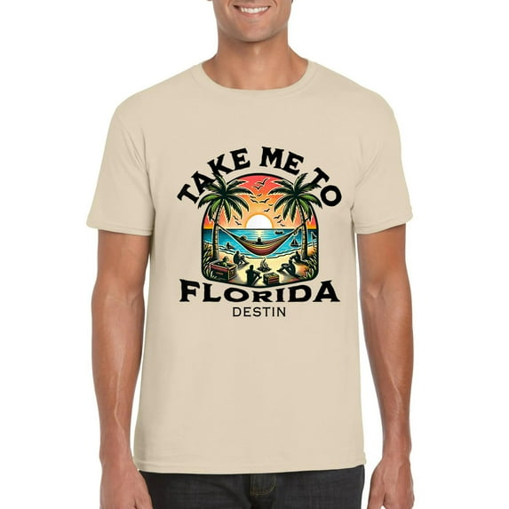 Destin Florida Summer Vacation Beach Trip Souvenir Style Unisex T-Shirt