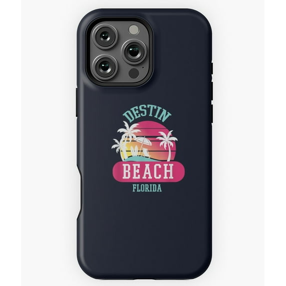 Destin Retro Sunset Florida Art - Gift Idea Phone M97 N4783 Phone Case for iPhone 17 16 15 14 13 12 11 Pro Max