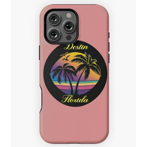 Destin Sunset Florida Beach Art N4716 Phone Case for iPhone 17 16 15 14 13 12 11 Pro Max