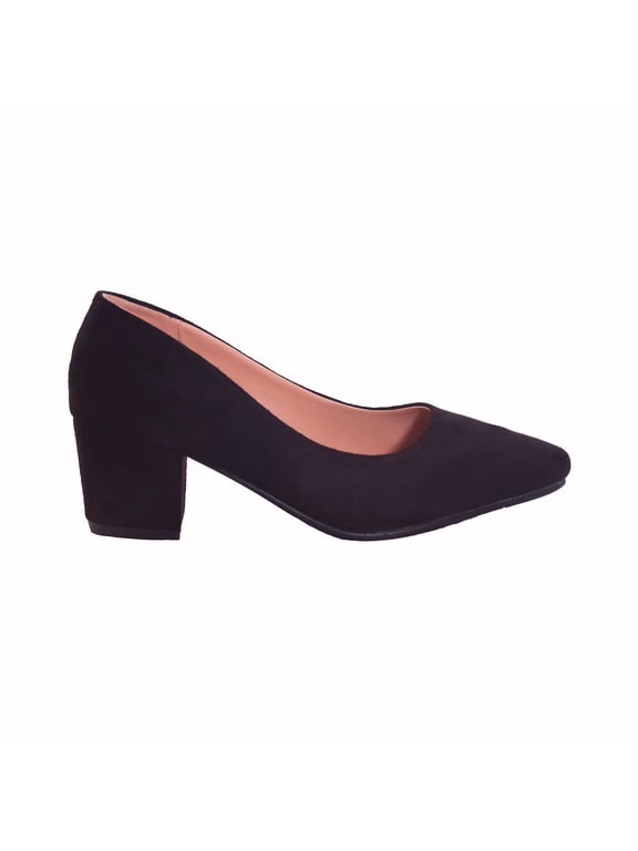 All Day Mid Heel Pump Black 10 W