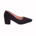 thumbnail image 1 of Destina Way All Day Mid Heel Pump Black PU 13 W, 1 of 1