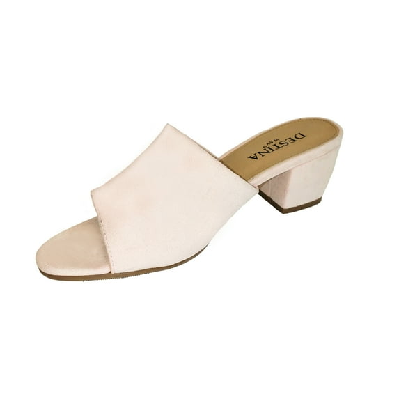 Destina Way Wink Mid Heel Slide Pink 12 W