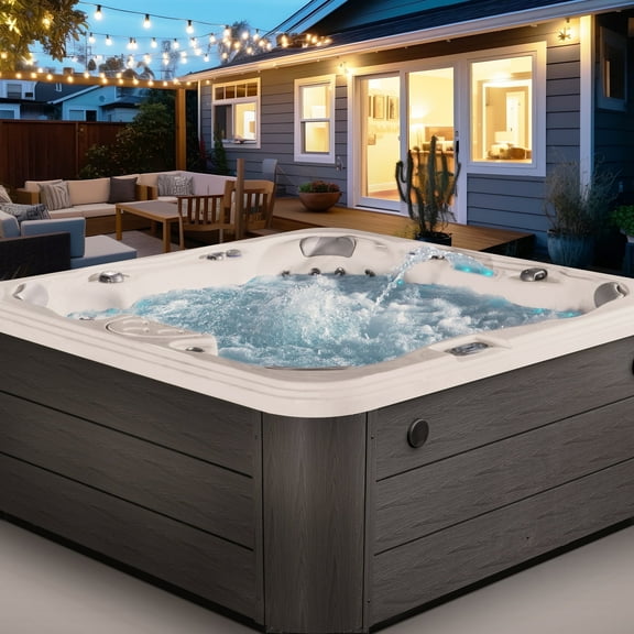 Aqualife by Strong Spas Destination 6 Person 80-Port Non-Lounger Spa, 59 Jets