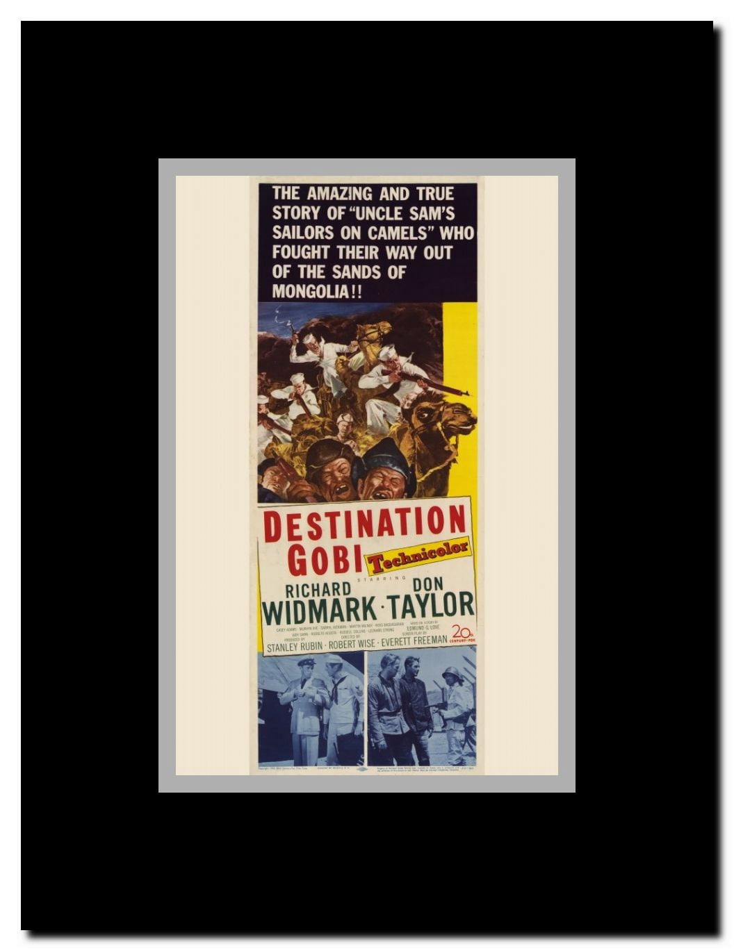 Destination Gobi Framed Movie Poster