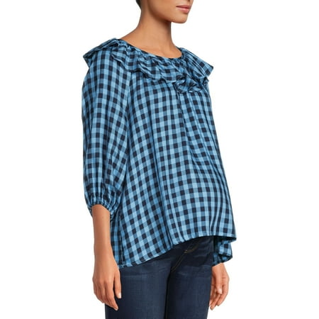 Destination Maternity Women's Ruffle Blouse