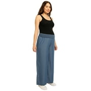 Destination Maternity Women's Smocked Wide Leg Pant, Sizes S-XXL