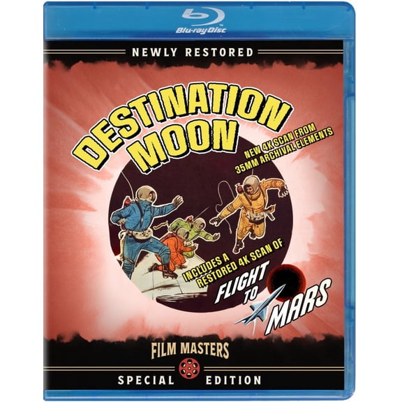 Destination Moon (1950) With Bonus Film, Flight To Mars (1951) [Special Edition] (Blu-ray)