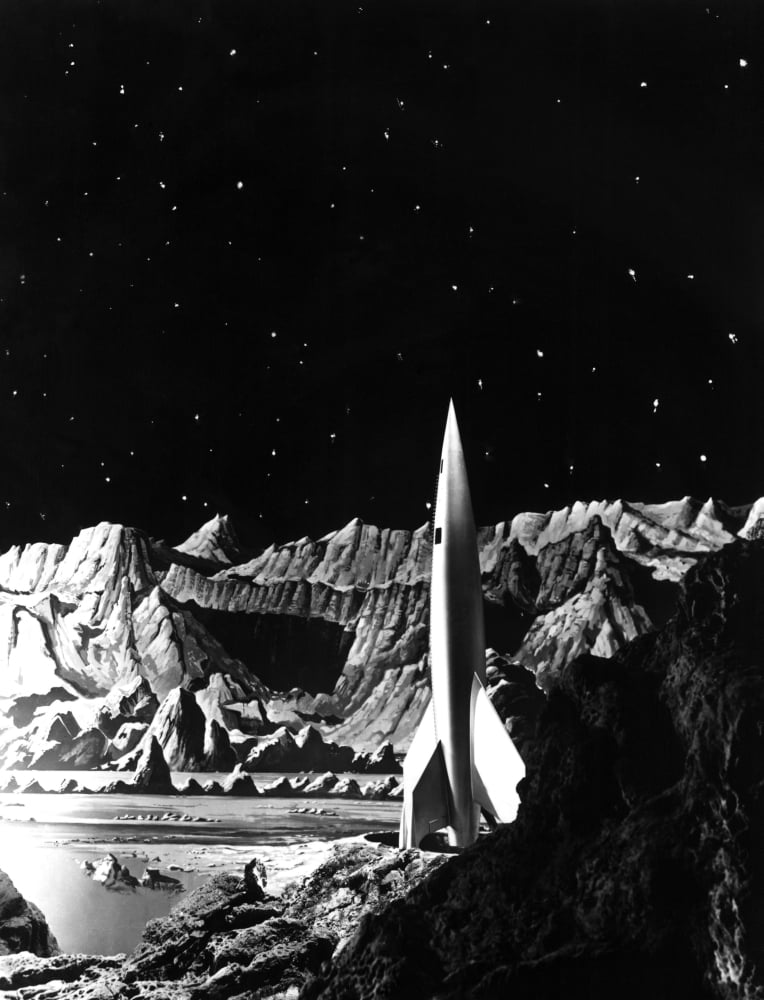 Destination Moon Canvas Art - (16 x 20)