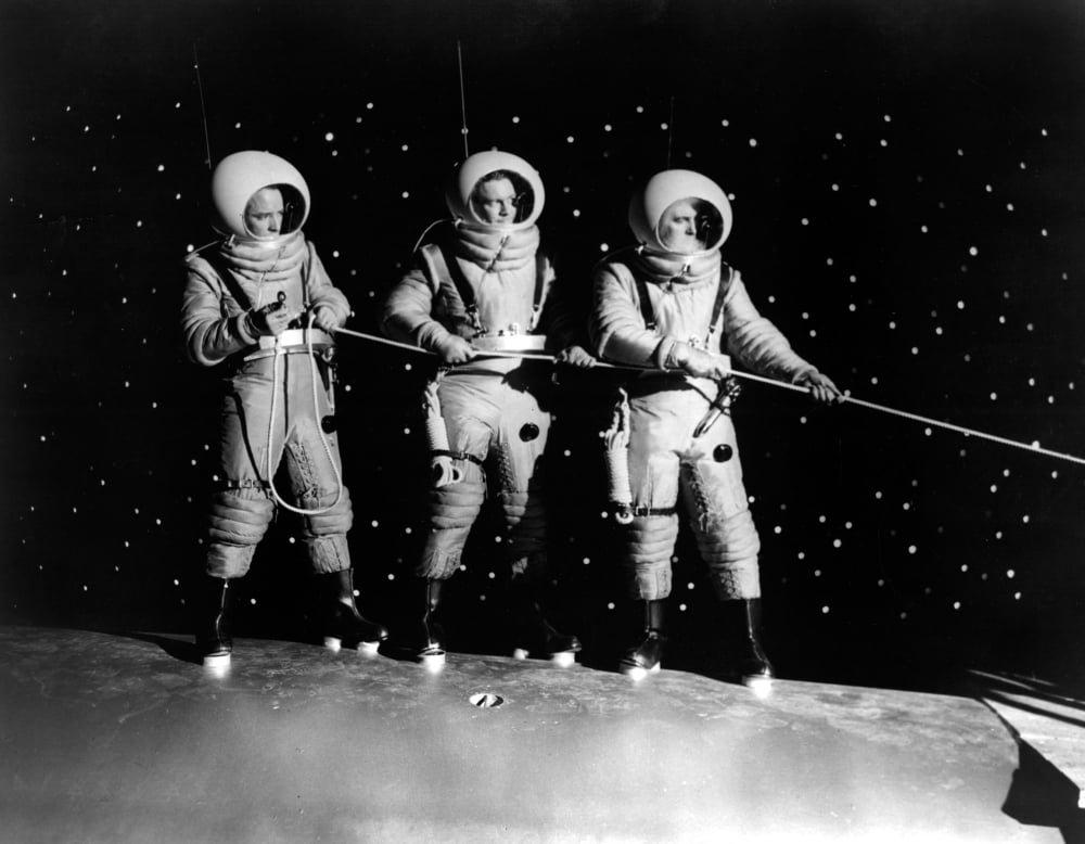 Destination Moon Canvas Art - (28 x 22)
