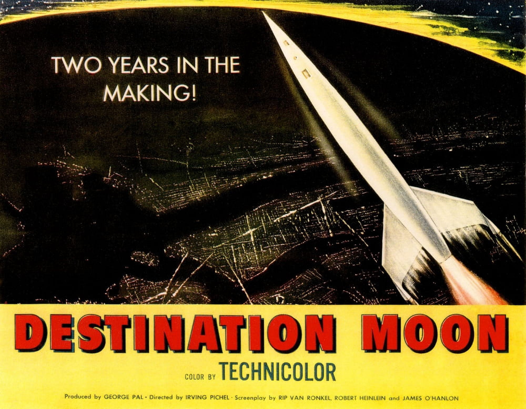 Destination Moon Canvas Art - (28 x 22)