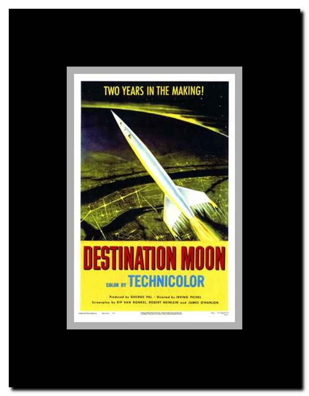 Destination Moon Framed Movie Poster