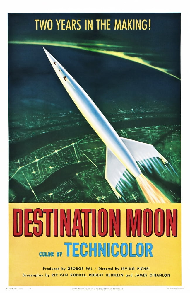 Destination Moon U Canvas Art - (24 x 36)