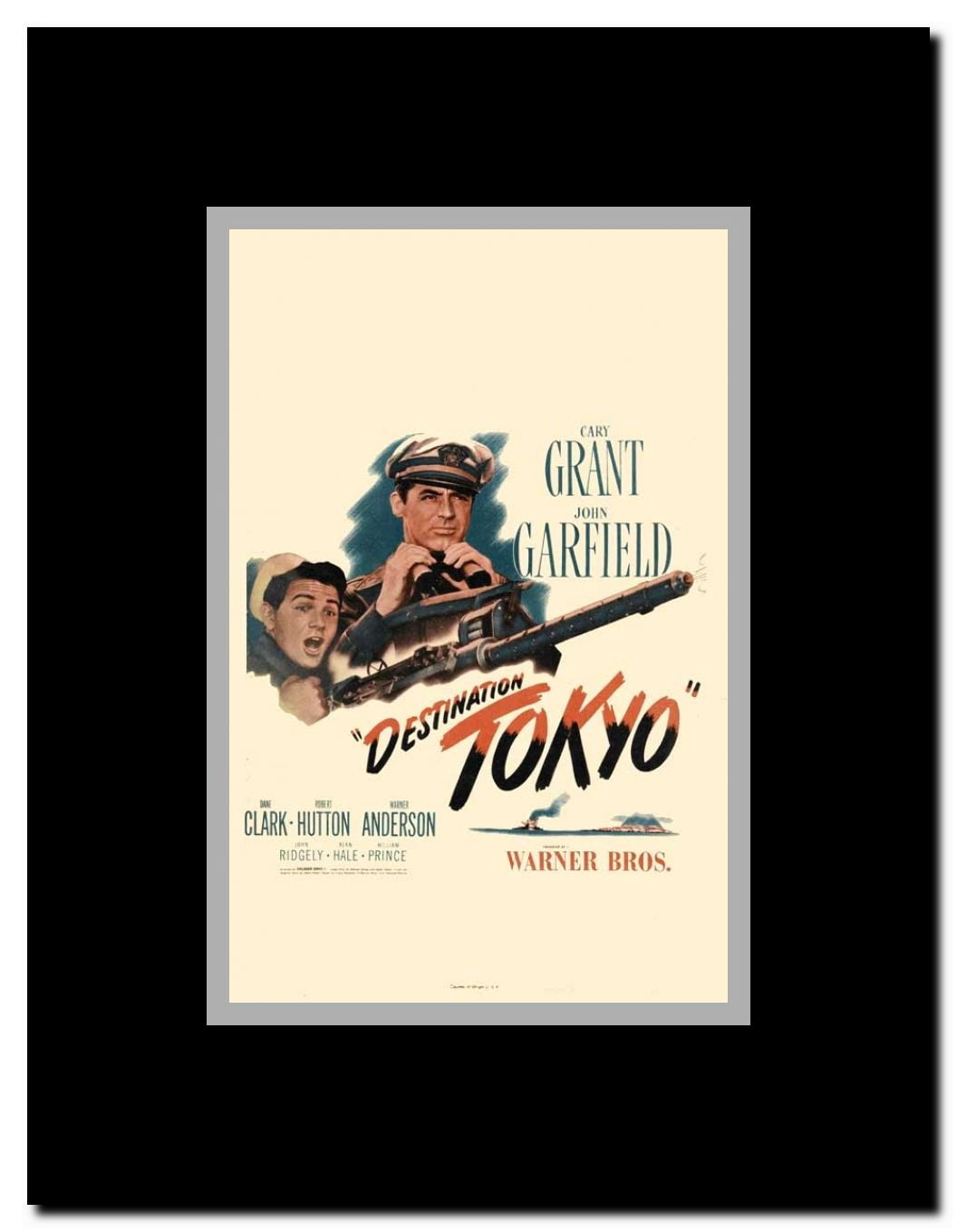 Destination Tokyo Framed Movie Poster