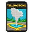 thumbnail image 1 of Destination Yellowstone National Park Applique Multi-Color Embroidered Hook & Loop Patch - 2.0 Inch Mini, 1 of 5