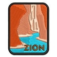 thumbnail image 1 of Destination Zion National Park Applique Multi-Color Embroidered Iron-On Patch - 2.0 Inch Mini, 1 of 5