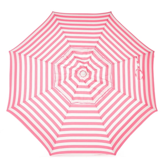 DestinationGear 6 ft. Aluminum Italian Stripe Beach Umbrella