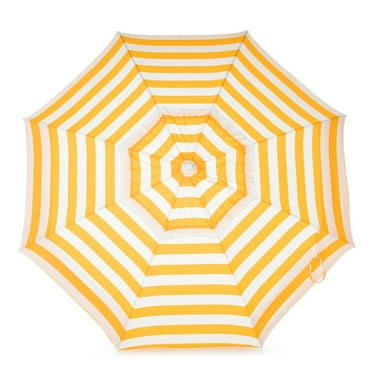 DestinationGear 6 ft. Aluminum Italian Stripe Bistro Umbrella