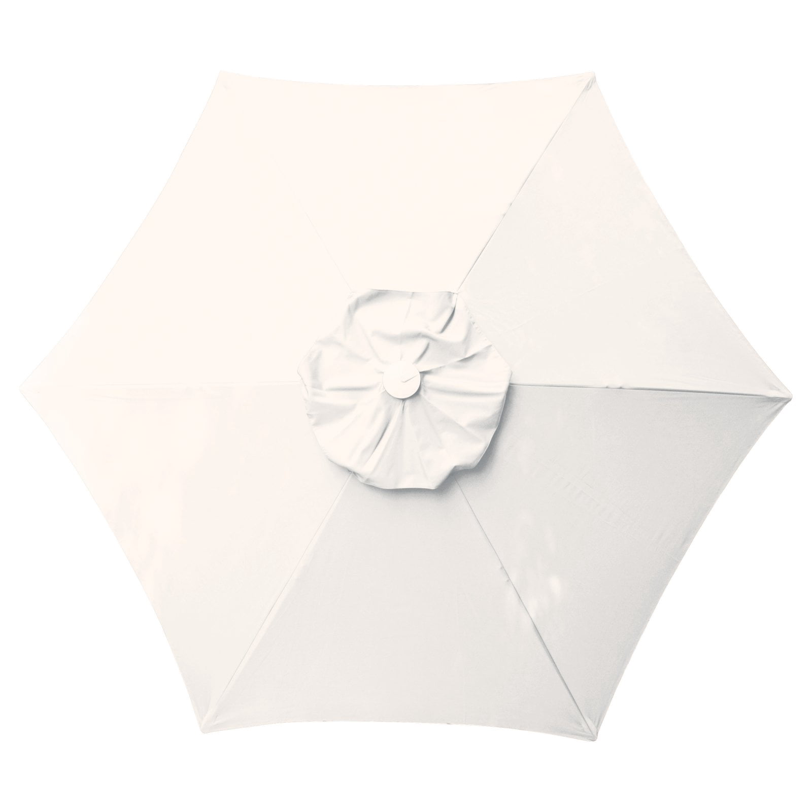 DestinationGear Push-Up 8.5' Market Patio Umbrella, White
