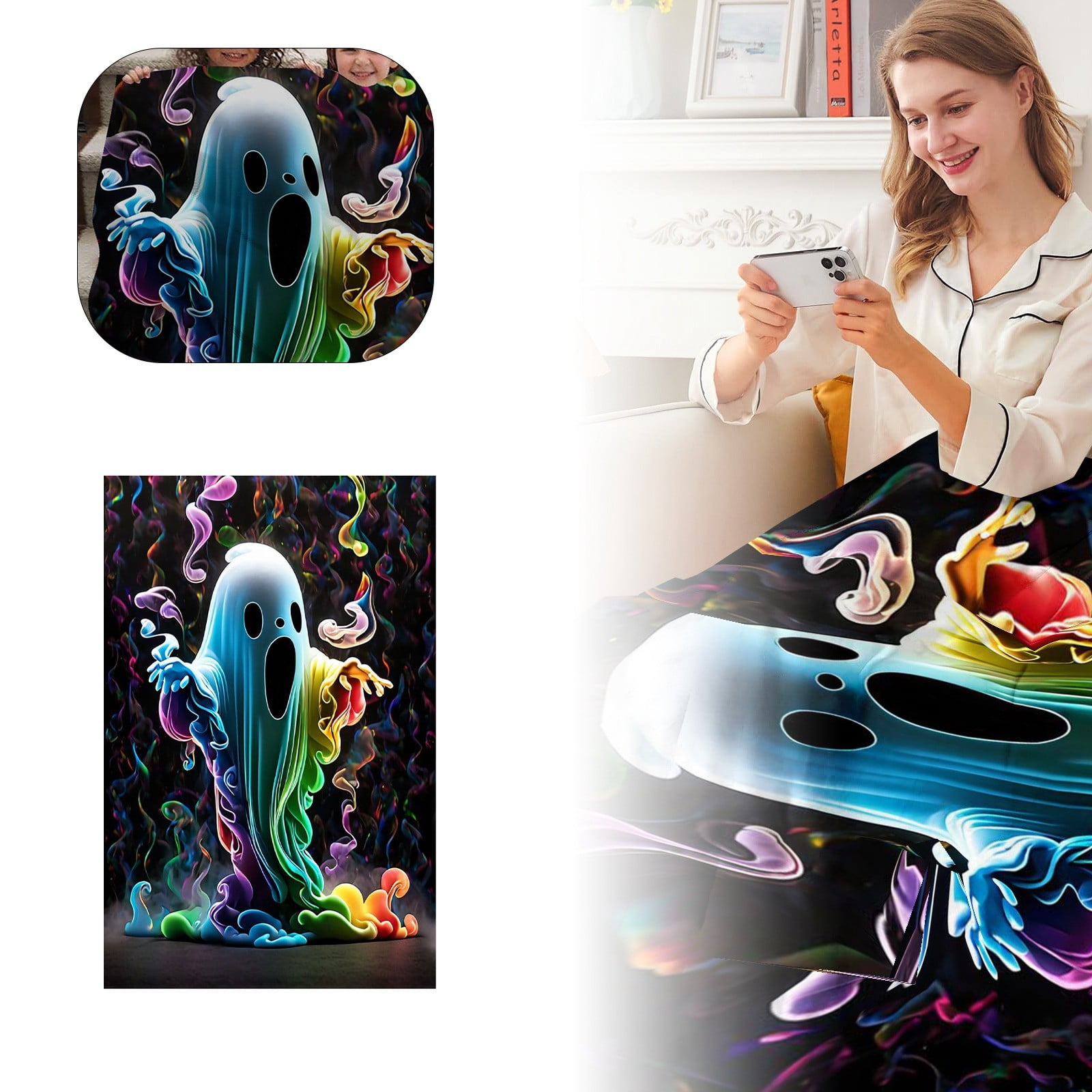 Destiny 2 Blanket Footed Blanket Adult Throw Blankets for Couch Flash