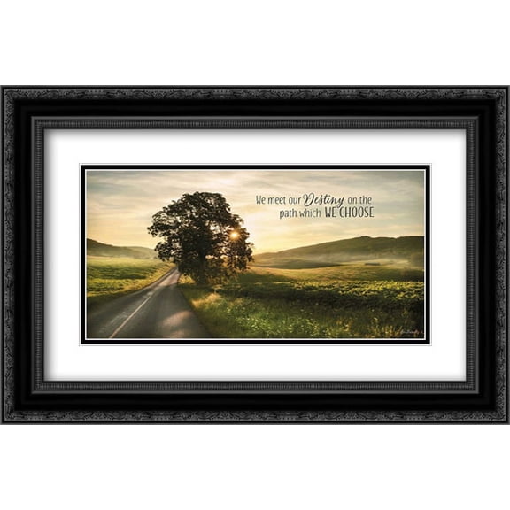 Destiny 2x Matted 24x16 Black Ornate Framed Art Print by Deiter, Lori