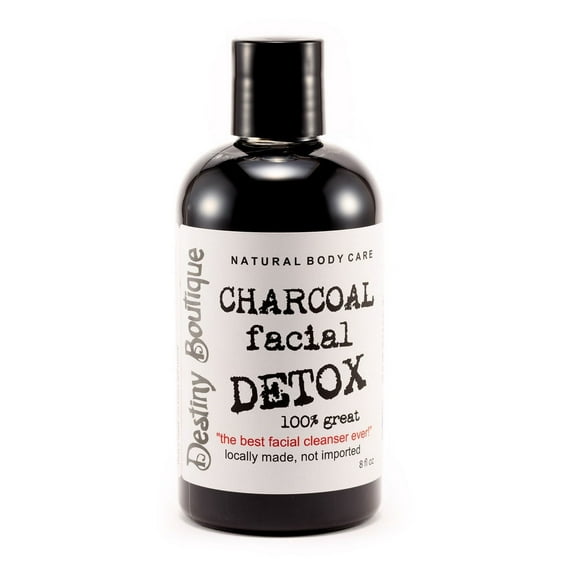 Destiny Boutique Charcoal Facial Detox Wash, 8 Fl Oz