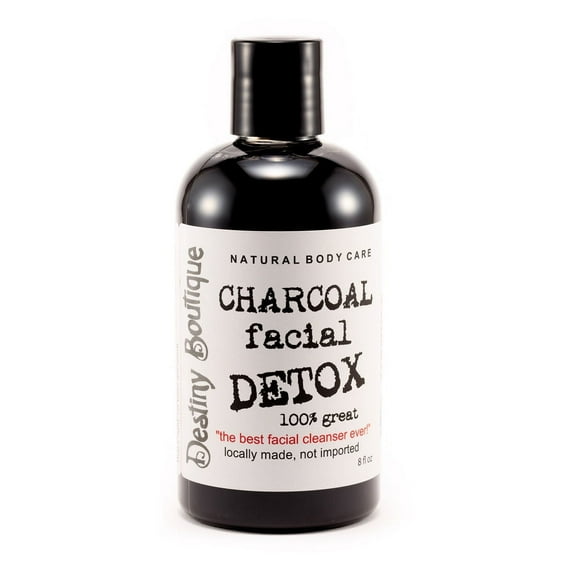 Destiny Boutique Charcoal Facial Detox Wash, 8 Fl Oz