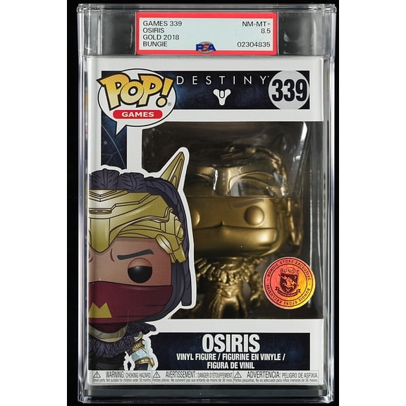 Destiny, PSA Graded 8.5 NM-MT+, Osiris Collectible Vinyl Figure #339, Fully Encapsulated Bundle with Compatible Funko Pop! PSA Hard Protector Case