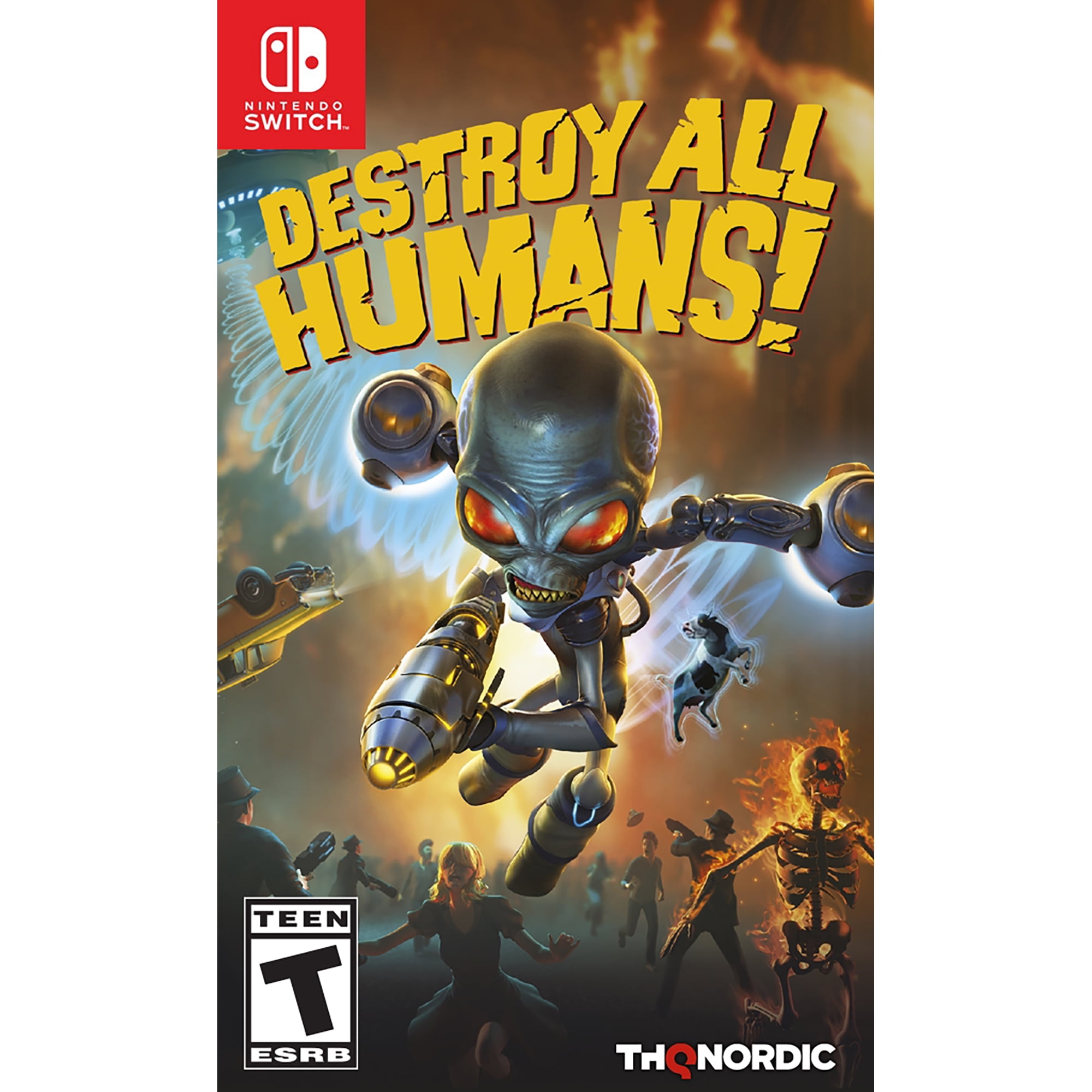 Destroy All Humans, THQ-Nordic Inc., Nintendo Switch Physical New Unrated Video Games.