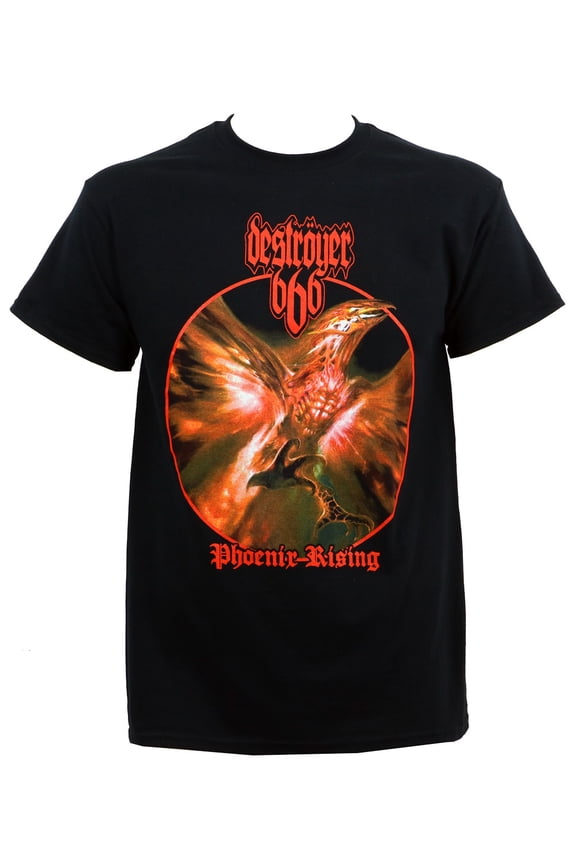 Destroyer 666 Men's Phoenix Rising T-shirt Black M