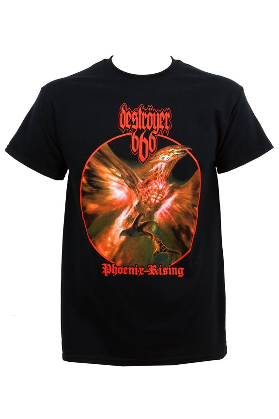 Destroyer 666 Men's Phoenix Rising T-shirt Black S