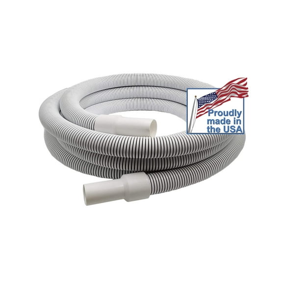 Destroyer Plastics One Year Manufacture Warranty Above/In Ground Manual Swimming Pool Vacuum Hose with Swivel Cuff Residential Blue 1.5 in, 45