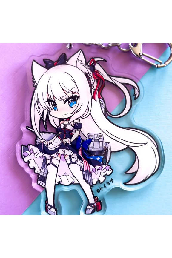 Destroyer-Themed Anime Girl Acrylic Charm