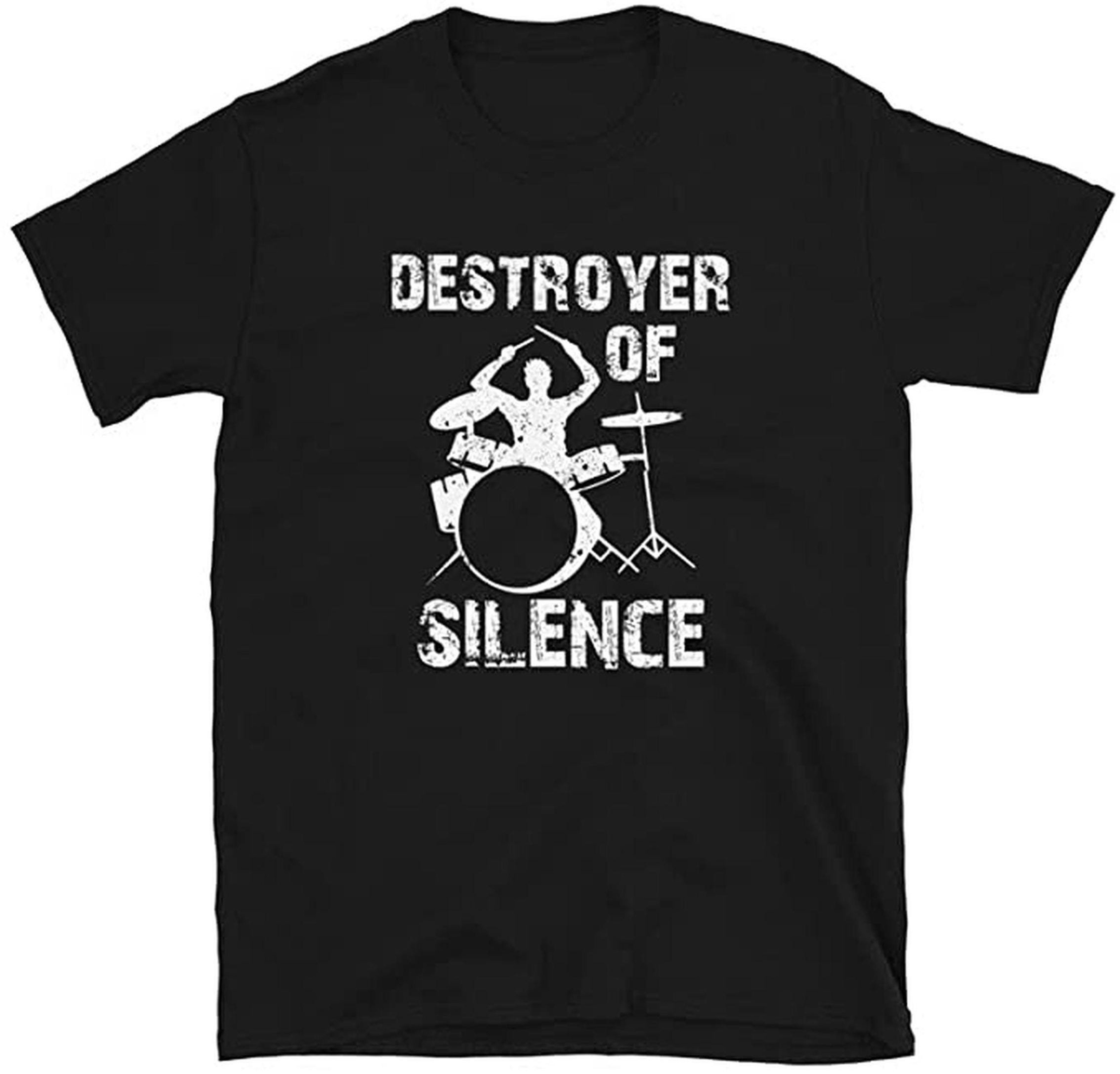 Destroyer of Silence Heavy Metal Rock Music Drummer, Shirts