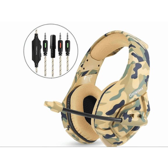 Destruction Camouflage Gaming Headset