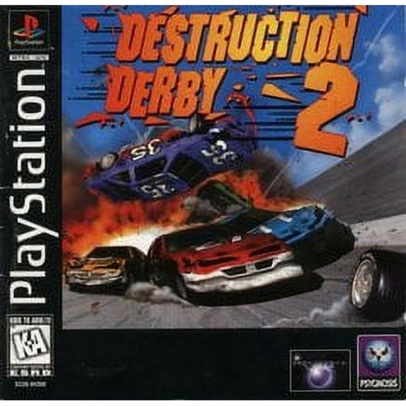 Pre-Owned Destruction Derby 2 - Playstation PS1 (Game with Case and Artwork)