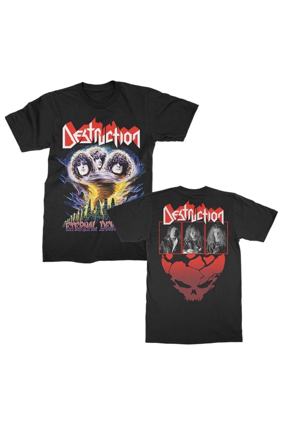 Destruction Men's Eternal Devastation T-Shirt Black Medium | Officially Licensed Merchandise
