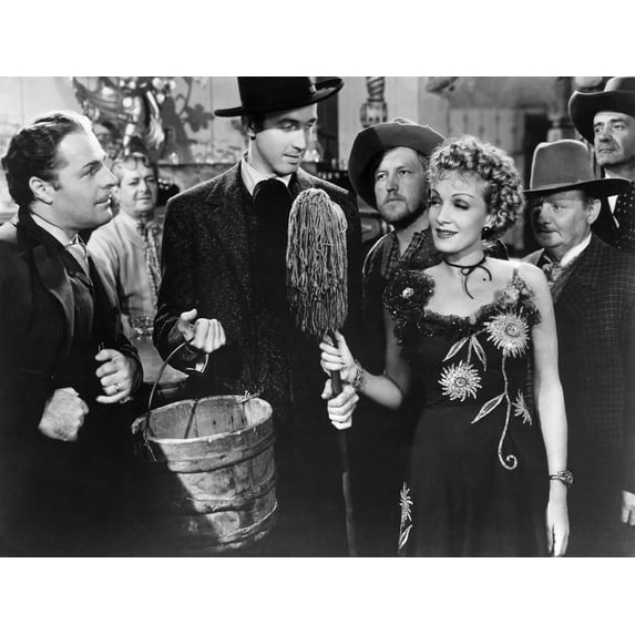 Destry Rides Again Brian Donlevy James Stewart Marlene Dietrich 1939 Photo Print (28 x 22)