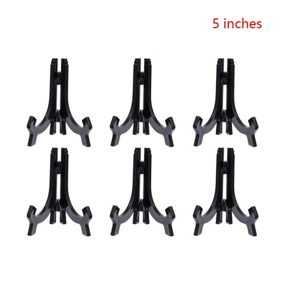 Destyer Black Easel Display Stand Adjustable Frame Stand Holder (6 Count)
