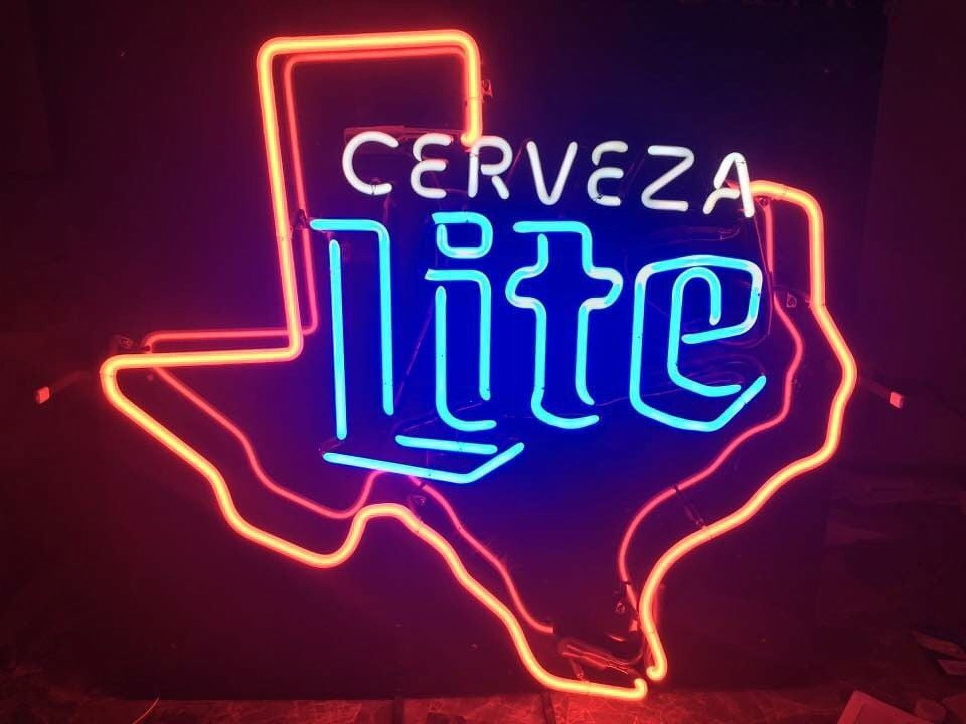 Desung Brand New Miller Lite Texas Cerveza Neon Sign Jordan | Ubuy